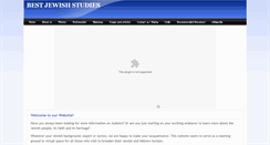 Desktop Screenshot of bestjewishstudies.com